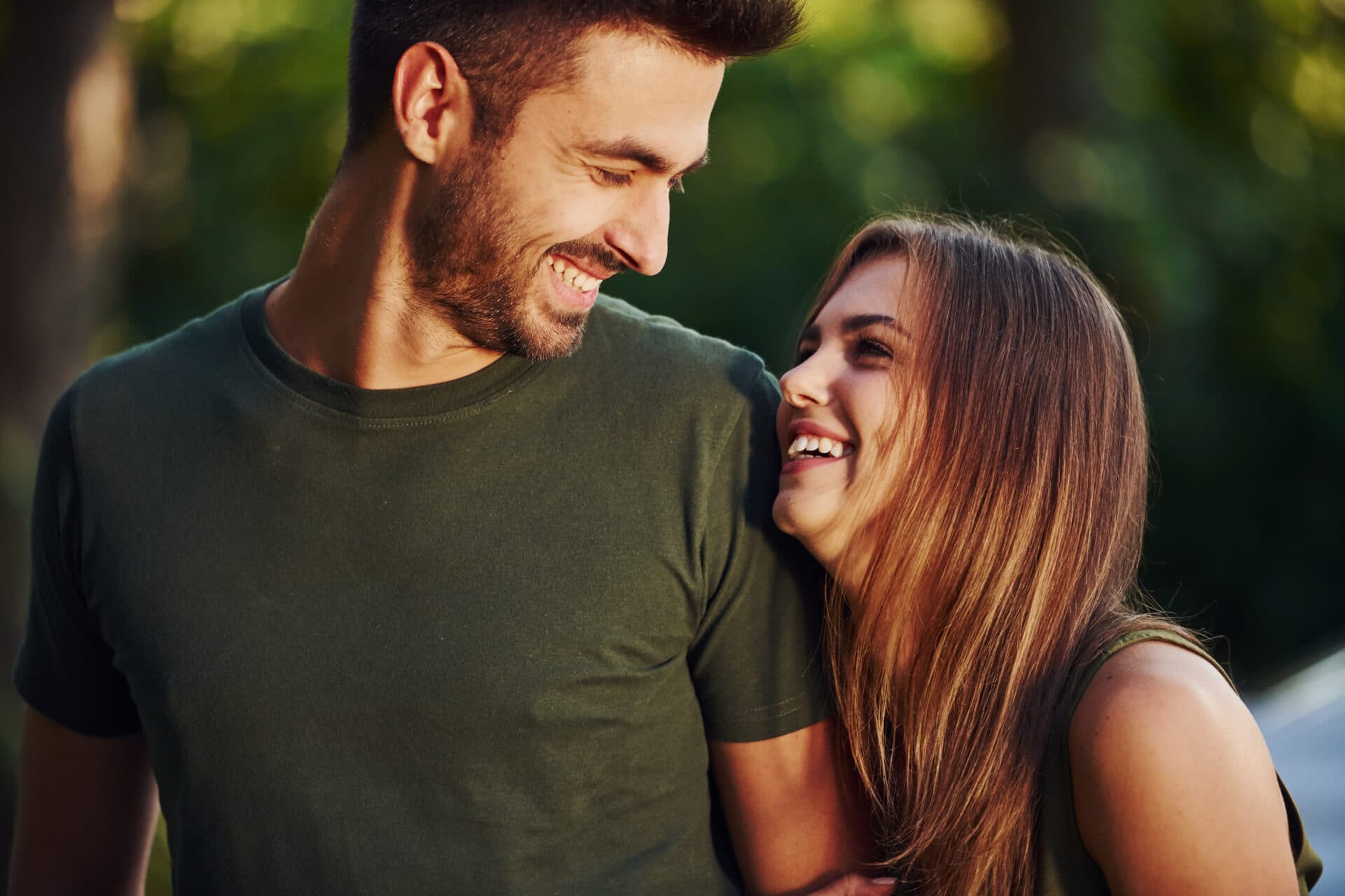 Engaged couple in premarital counseling
